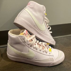 Pink Nike Blazers